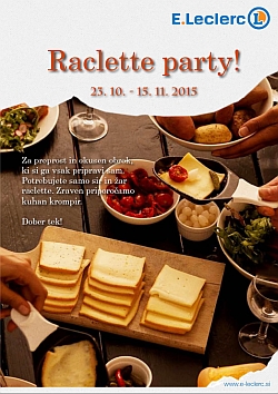 E Leclerc katalog Raclette party