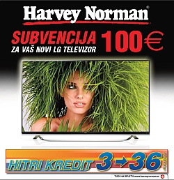 Harvey Norman katalog Subvencija za nov televizor
