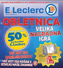 E Leclerc katalog Maribor do 22. 11.