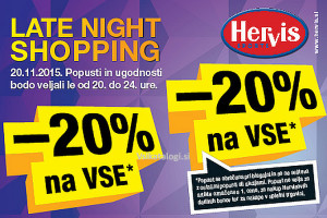Hervis Late night Shopping 20. 11.