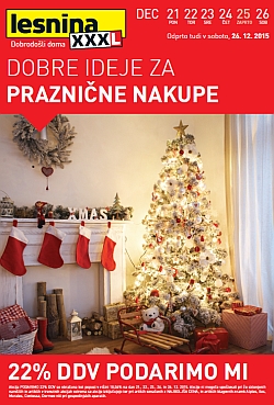 Lesnina katalog Ljubljana in Levec do 27. 12.