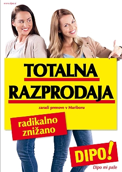 Dipo katalog Totalna razprodaja Maribor
