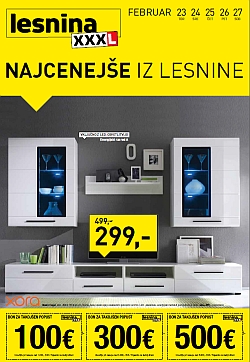 Lesnina katalog Najcenejše Ljubljana in Levec