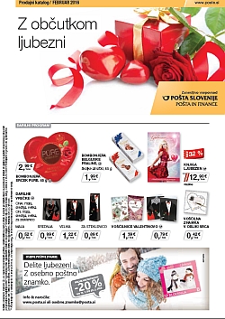 Pošta Slovenija katalog februar 2016