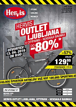 Hervis katalog Outlet Ljubljana do 19. 04.