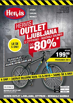 Hervis katalog Outlet Ljubljana do 15. 05.