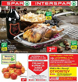 Spar in Interspar katalog do 08. 11.