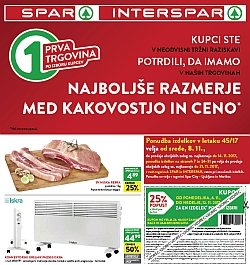 Spar in Interspar katalog do 21. 11.