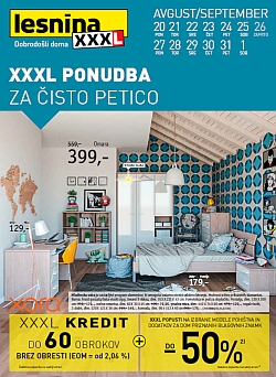 Lesnina katalog XXL ponudba do 01. 09.