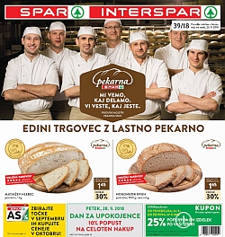 Spar in Interspar katalog do 02. 10.