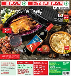 Spar in Interspar katalog do 06. 11.