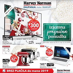 Harvey Norman katalog Praznična ponudba elektronike