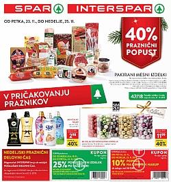 Spar in Interspar katalog do 27. 11.