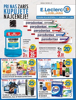 E Leclerc katalog Ljubljana do 12. 01.
