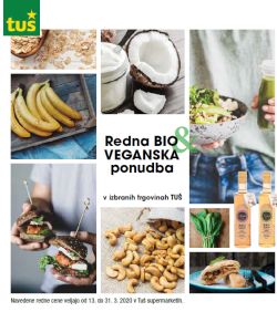 Tuš katalog Redna BIO & Veganska ponudba