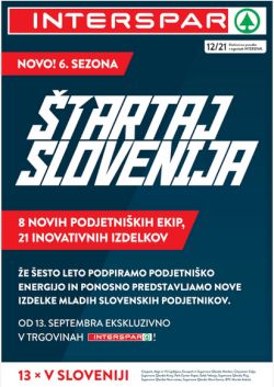 Interspar katalog Štartaj Slovenija do 21. 9.