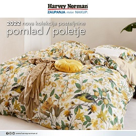 Harvey Norman katalog Nova kolekcija posteljine pomlad poletje 2022