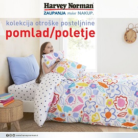 Harvey Norman katalog Otroška posteljnina Pomlad Poletje 2023