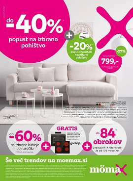 Momax katalog Do -40% na izbrano pohištvo