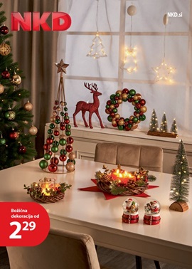 NKD katalog Božične dekoracije od 6.11.