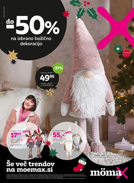 Momax katalog -50% na izbrano božično dekoracijo