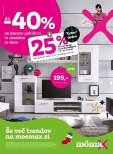 Momax katalog Do -40% na izbrano pohištvo in dodatke za dom