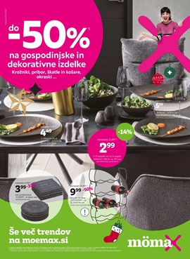 Momax katalog Do -50% na izbrane gospodinjske in dekorativne izdelke