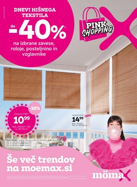 Momax katalog Dnevi hišnega tekstila do -40%