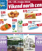 Eurospin akcija vikend norih cen do 25.5.