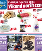 Eurospin vikend norih cen do 1.6.