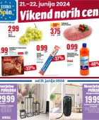 Eurospin vikend norih cen do 22.6.