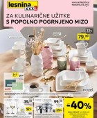 Lesnina katalog Pogrnjena miza