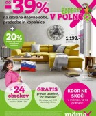 Momax katalog Do -39% na izbrane dnevne sobe, predsobe in kopalnice