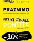 Lesnina katalog Praznimo do 27.7.