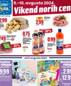 Eurospin vikend norih cen do 10.8.