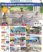 Harvey Norman katalog Veliko znižanje vrtnega pohištva