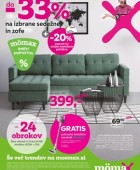 Momax katalog Do -33% na izbrane sedežne in zofe