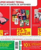 Spar in Interspar vikend akcija do 28.9.