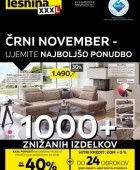Lesnina katalog Črni November ujemite najboljšo ponudbo