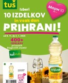 Tuš katalog Mojih 10 do 3.1.
