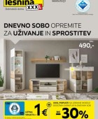 Lesnina katalog Dnevno sobo opremite za uživanje in sprostitev