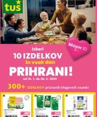 Tuš katalog Mojih 10 do 8.2.