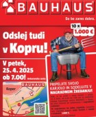 Bauhaus katalog Koper otvoritev