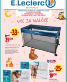 E Leclerc katalog Vse za malčke do 3.5.