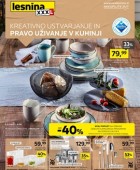 Lesnina katalog Kreativno ustvarjanje in pravo uživanje v kuhinji