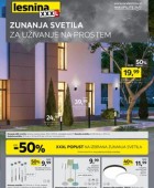 Lesnina katalog Zunanja svetila za uživanje na prostem
