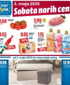 Eurospin sobota norih cen 3.5.
