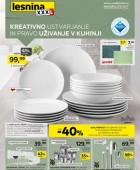 Lesnina katalog Kreativno ustvarjanje in pravo uživanje v kuhinji