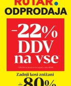 Rutar katalog Odprodaja -22% DDV na vse