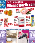 Eurospin vikend norih cen do 5.7.